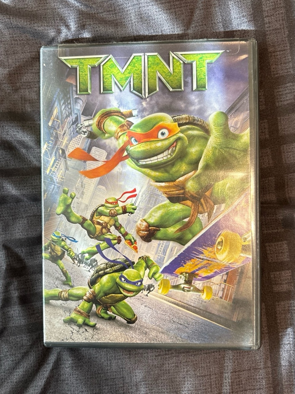Warner Bros. TMNT DVD — Green, Orange, Blue Artwork